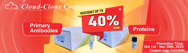 Discount up to 40% off: Proteins and Primary antibodies