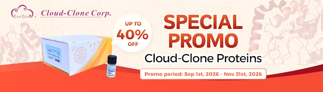 30% discount on Cloud Clone proteins