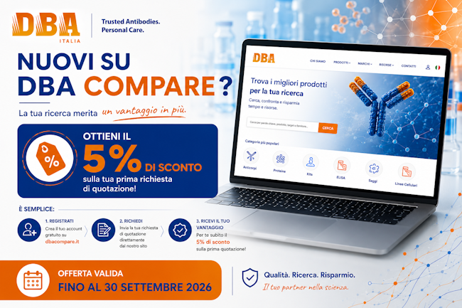 5% di sconto sulla prima richiesta di quotazione da DBA Compare